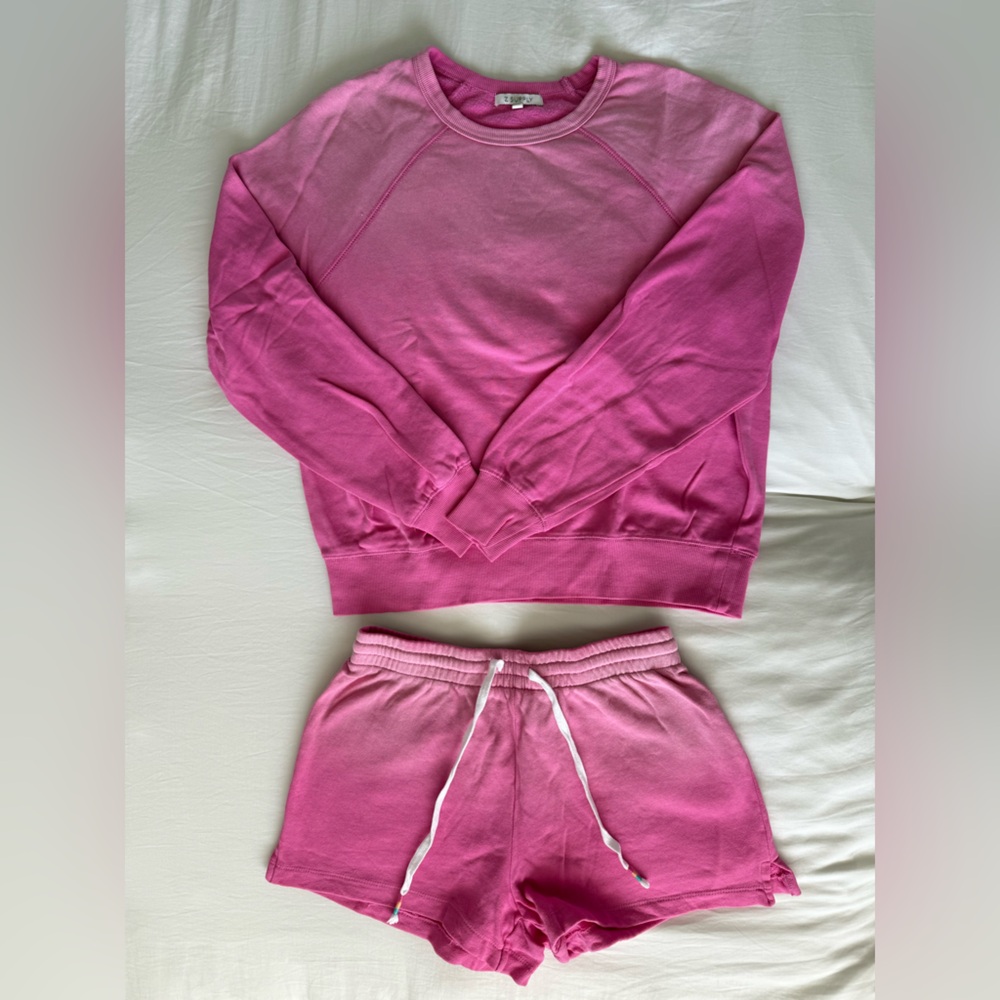Z Supply Pink Ombré Lounge Set